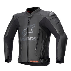 Geaca moto piele Alpinestars GP PLUS V4 - barbati, vara, sport, negru
