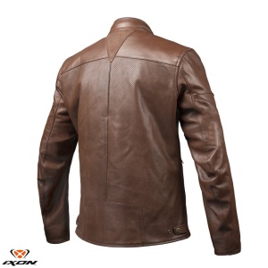 Geaca moto piele Ixon Cranky Air MS - barbati, vara, urban/heritage, maro - Img 2