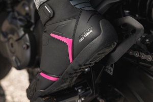 Ghete moto Ixon Gambler WP LS - dama, all season, impermeabile, roadster, negru - Img 3