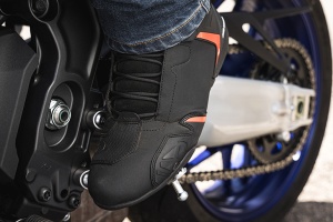 Ghete moto Ixon Gambler WP MS - barbati, all season, impermeabile, roadster, negru/rosu - Img 4