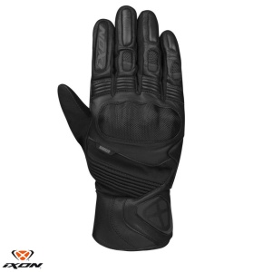 Manusi moto piele Ixon Pro Hawker - barbati, iarna, impermeabile, roadster, degete tactile, negru