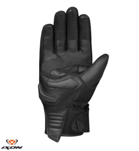 Manusi moto piele Ixon Pro Hawker - barbati, iarna, impermeabile, roadster, degete tactile, negru - Img 2