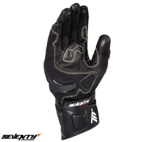 Manusi moto piele Seventy Degrees SD-R2K - barbati, vara, racing, negru/gri - Img 3