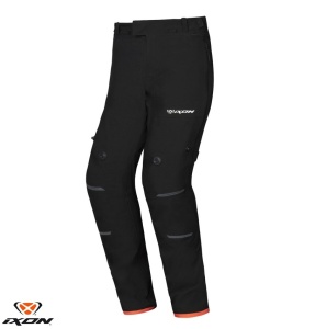 Pantaloni moto Ixon M-SKD MS - barbati, all season, impermeabili, touring/adventure, negru/rosu
