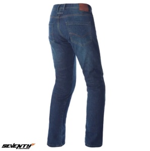 Blugi moto Seventy Degrees SD-PJ10 - barbati, street, albastru - Img 2