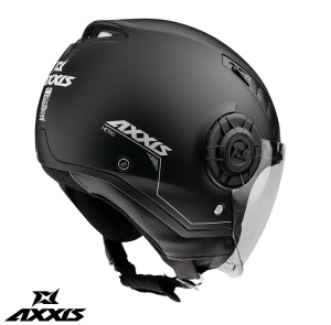 Casca Axxis Metro S - Open face, negru lucios, ECE 22.06 - Img 3