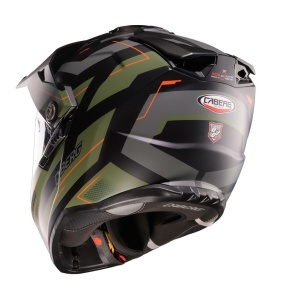 Casca Caberg Tanami SV Ranger N6 - Adventure, negru verde portocaliu, Pinlock și ochelari soare incluși, ECE 22.06 - Img 3
