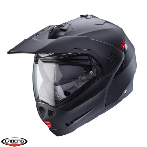 Casca Caberg Tourmax X SV - Flip-up, negru mat, Pinlock și ochelari soare incluși, ECE 22.06 - Img 2