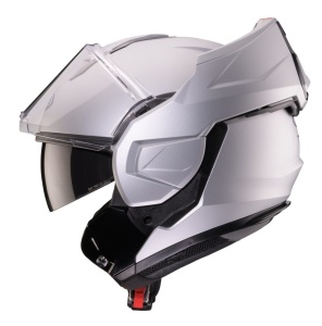 Casca Caberg Trip SV - Flip-up, gri mat, Pinlock și ochelari soare incluși, ECE 22.06 - Img 3