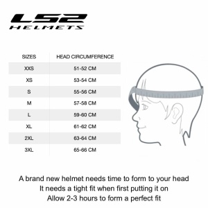 Casca LS2 Helmets Rapid III - Integrală, negru lucios, ECE 22.06 - Img 4