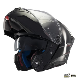 Casca MT Atom 2 SV A1 flip-up Negru lucios - Img 1