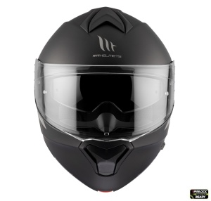 Casca MT Helmets Genesis SV - Flip-up, negru mat, Ochelari soare incluși, ECE 22.06 - Img 3