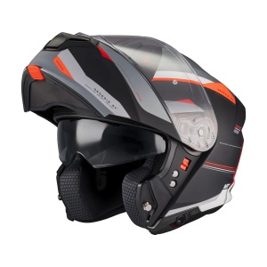 Casca MT Helmets Genesis SV Raccoon B5 - Flip-up, rosu mat, Ochelari soare incluși, ECE 22.06