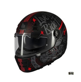 Casca MT Helmets Jarama SV Art E5 Retro - Integrală, negru/gri mat, Ochelari soare incluși, ECE 22.06