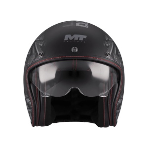 Casca MT Helmets Le Mans 2 S SV Dystopic - Open face, mat, Ochelari soare incluși, ECE 22.06 - Img 3