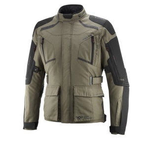 Geaca moto Ixon Midgard - barbati, impermeabila, touring/adventure, khaki/negru