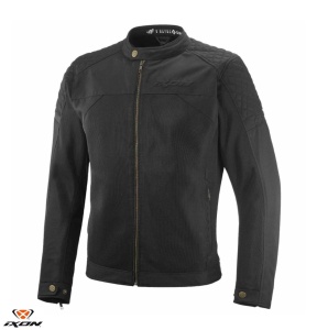 Geaca moto Ixon Ozcan MS - barbati, vara, urban/heritage, negru