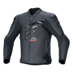 Geaca moto piele Alpinestars GP PLUS R V4 AIRFLOW - barbati, vara, sport, negru