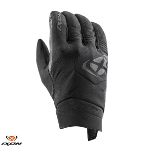 Manusi moto piele Ixon MIG 2 WP MS - barbati, all season, impermeabile, sport, degete tactile, negru