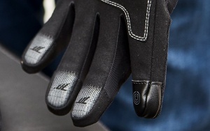 Manusi moto Seventy Degrees SD-C45 - dama, impermeabile, touring, negru/galben - Img 3