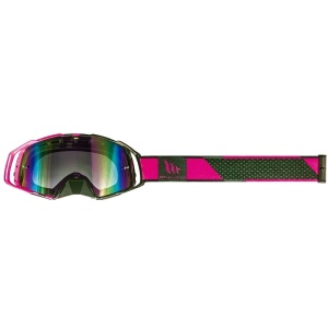 Ochelari MT MX EVO Stripes off road negru/fuchsia - Img 3