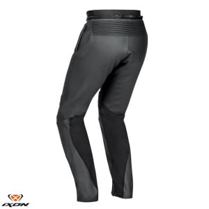 Pantaloni moto piele Ixon Hawk Pant MS - barbati, vara, roadster, negru - Img 2