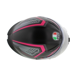 Casca AGV K1 S Sling - Integrală, negru/roz mat, ECE 22.06 - Img 3
