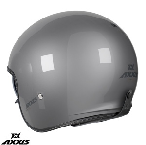 Casca Axxis Hornet S SV - Open face, gri lucios, Ochelari soare incluși, ECE 22.06 - Img 2