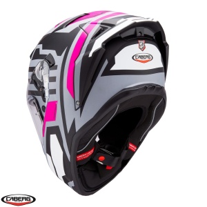 Casca Caberg Drift Evo II SV Horizon N6 Dama Gri/Negru/Fuchsia Mat - Img 3