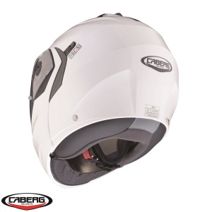Casca Caberg Duke X SV - Flip-up, alb lucios, Pinlock și ochelari soare incluși, ECE 22.06 - Img 4