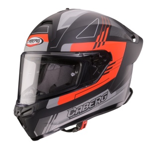 Casca Caberg Roxter Colt R9 - Integrală, negru/rosu/gri mat