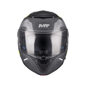 Casca MT Helmets Atom 2 SV Highlands - Flip-up, gri mat, Pinlock și ochelari soare incluși, ECE 22.06 - Img 3