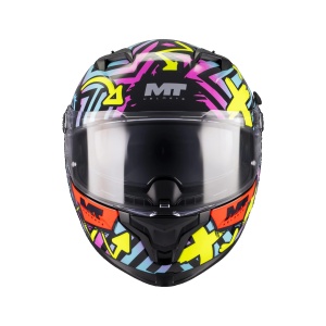 Casca MT Helmets Braker SV Crazy Teddy - Integrală, ochelari soare incluși, ECE 22.06 - Img 4