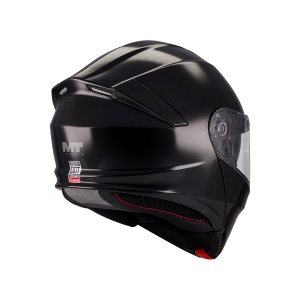 Casca MT Helmets Genesis SV Pure - Flip-up, negru lucios, Ochelari soare incluși, ECE 22.06 - Img 4