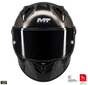 Casca MT Helmets KRE+ S Pure Carbon - Integrală, negru lucios, ECE 22.06 - Img 3