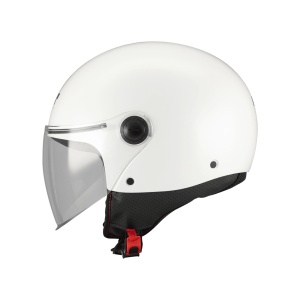 Casca MT Helmets Street S Pure - Open face, alb lucios, ECE 22.06 - Img 2