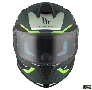 Casca MT Helmets Targo S Kay - Integrală, verde mat, ECE 22.06 - Img 3