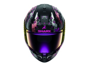 Casca SHARK SKWAL i3 HELLCAT - Integrală, mat negru/gri/mat/roz/alb, Ochelari soare incluși - Img 3