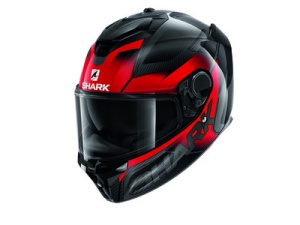 Casca SHARK SPARTAN GT CARBON SHESTTER - Integrală, gri/negru, Ochelari soare incluși