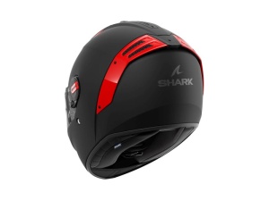 Casca SHARK SPARTAN RS BLANK SP - Integrală, negru mat/rosu - Img 9