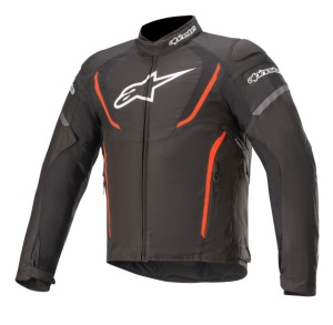 Geaca moto Alpinestars T-JAWS V3 WP - barbati, iarna/all season, impermeabila, street/sport, negru/rosu