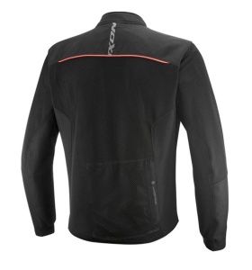 Geaca moto Ixon Ostro MS - barbati, impermeabila, roadster, negru/rosu - Img 2