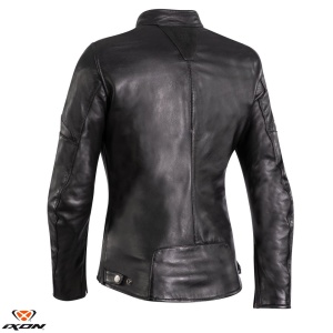 Geaca moto piele Ixon Cranky LS - dama, all season, urban/heritage, negru - Img 2