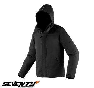 Geaca moto Seventy Degrees SD-JC73 - barbati, all season, impermeabila, urban/touring, negru