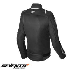 Geaca moto Seventy Degrees SD-JR50 - dama, vara, racing, negru - Img 2