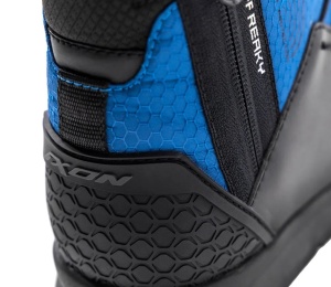 Ghete moto Ixon Freaky WP MS - barbati, all season, impermeabile, urban, negru/albastru/galben - Img 4