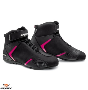 Ghete moto Ixon Gambler WP LS - dama, all season, impermeabile, roadster, negru