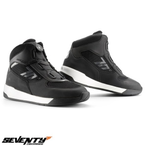 Ghete moto Seventy Degrees SD-BC10 - barbati, sport, negru/gri