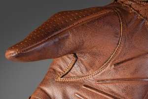 Manusi moto piele Ixon RS Nizo Air LS - dama, vara, urban/heritage, degete tactile - Img 3