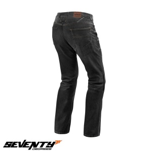 Blugi moto Seventy Degrees SD-PJ4 - dama, street, negru - Img 3